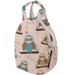 Seamless Pattern Owls Dream Cute Style Pajama Fabric Travel Backpack