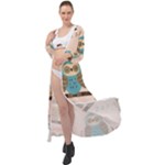 Seamless Pattern Owls Dream Cute Style Pajama Fabric Maxi Chiffon Beach Wrap