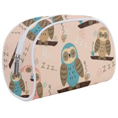 Seamless Pattern Owls Dream Cute Style Pajama Fabric Make Up Case (Medium) from ArtsNow.com