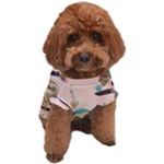 Seamless Pattern Owls Dream Cute Style Pajama Fabric Dog T-Shirt