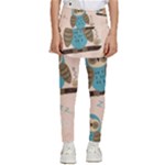 Seamless Pattern Owls Dream Cute Style Pajama Fabric Kids  Skirted Pants