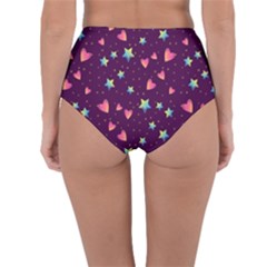 Reversible High-Waist Bikini Bottoms 