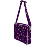 Colorful Stars Hearts Seamless Vector Pattern Cross Body Office Bag