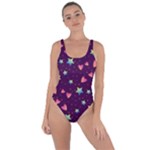 Colorful Stars Hearts Seamless Vector Pattern Bring Sexy Back Swimsuit