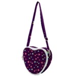 Colorful Stars Hearts Seamless Vector Pattern Heart Shoulder Bag