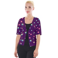 Cropped Button Cardigan 
