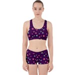 Colorful Stars Hearts Seamless Vector Pattern Work It Out Gym Set