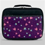 Colorful Stars Hearts Seamless Vector Pattern Lunch Bag
