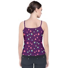 Velvet Spaghetti Strap Top 
