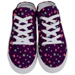Colorful Stars Hearts Seamless Vector Pattern Half Slippers