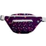 Colorful Stars Hearts Seamless Vector Pattern Fanny Pack
