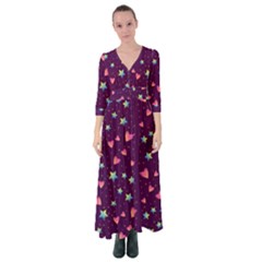 Button Up Maxi Dress 