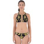 Mexican Culture Golden Tribal Icons Perfectly Cut Out Bikini Set