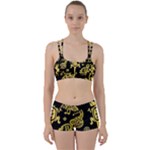 Mexican Culture Golden Tribal Icons Perfect Fit Gym Set