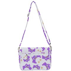 Shoulder Bag with Back Zipper 