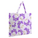 Zipper Large Tote Bag 