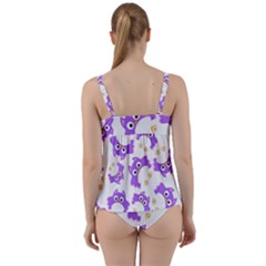 Twist Front Tankini Set 
