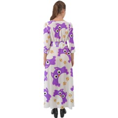Button Up Boho Maxi Dress 
