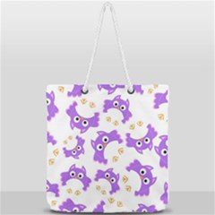 Full Print Rope Handle Tote (Large) 