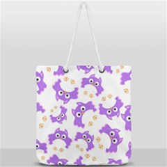 Full Print Rope Handle Tote (Large) 