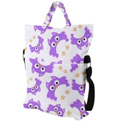 Fold Over Handle Tote Bag 