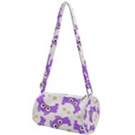 Purple Owl Pattern Background Mini Cylinder Bag