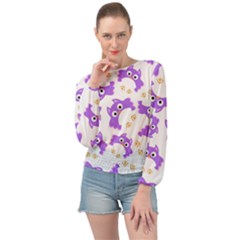 Banded Bottom Chiffon Top 