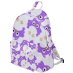 Purple Owl Pattern Background The Plain Backpack