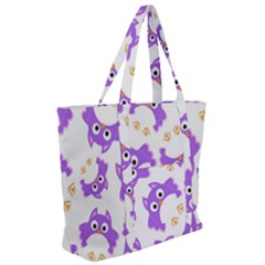 Zip Up Canvas Bag 