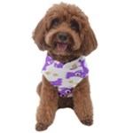 Purple Owl Pattern Background Dog Sweater
