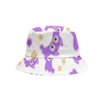 Purple Owl Pattern Background Inside Out Bucket Hat (Kids)