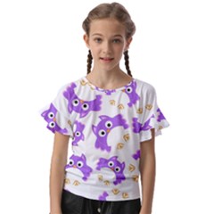 Kids  Cut Out Flutter Sleeves 