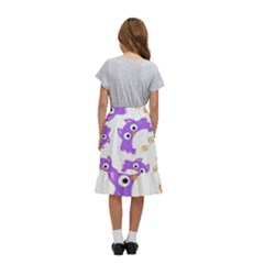 Kids  Ruffle Flared Wrap Midi Skirt 