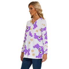 Long Sleeve Drawstring Hooded Top 