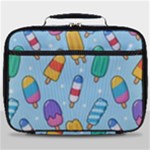Cute Kawaii Ice Cream Seamless Pattern Full Print Lunch Bag