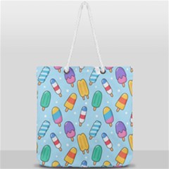 Full Print Rope Handle Tote (Large) 