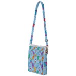 Cute Kawaii Ice Cream Seamless Pattern Multi Function Travel Bag