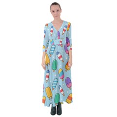 Button Up Maxi Dress 