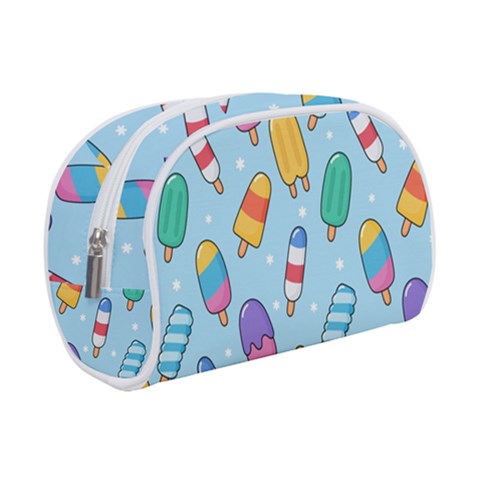 Cute Kawaii Ice Cream Seamless Pattern Make Up Case (Small) from ArtsNow.com