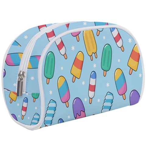 Cute Kawaii Ice Cream Seamless Pattern Make Up Case (Large) from ArtsNow.com