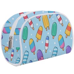 Cute Kawaii Ice Cream Seamless Pattern Make Up Case (Large) from ArtsNow.com