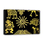 Maya Style Gold Linear Totem Icons Deluxe Canvas 18  x 12  (Stretched)