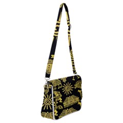 Shoulder Bag with Back Zipper 