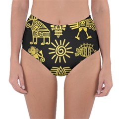 Reversible High-Waist Bikini Bottoms 