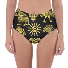 Reversible High-Waist Bikini Bottoms 