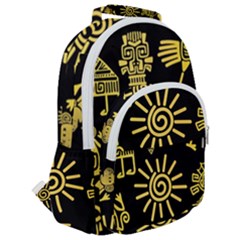 Rounded Multi Pocket Backpack 