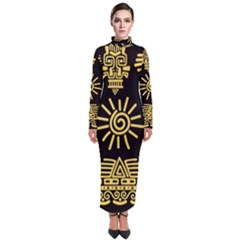 Turtleneck Maxi Dress 