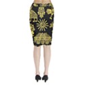 Midi Wrap Pencil Skirt 