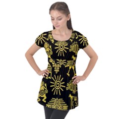 Puff Sleeve Tunic Top 