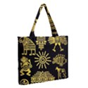 Zipper Medium Tote Bag Front